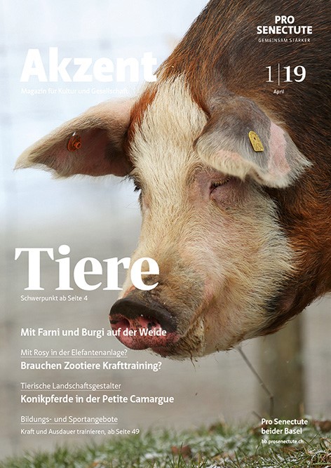 Titelbild Akzent Magazin April Nr. 1 2019 Tiere