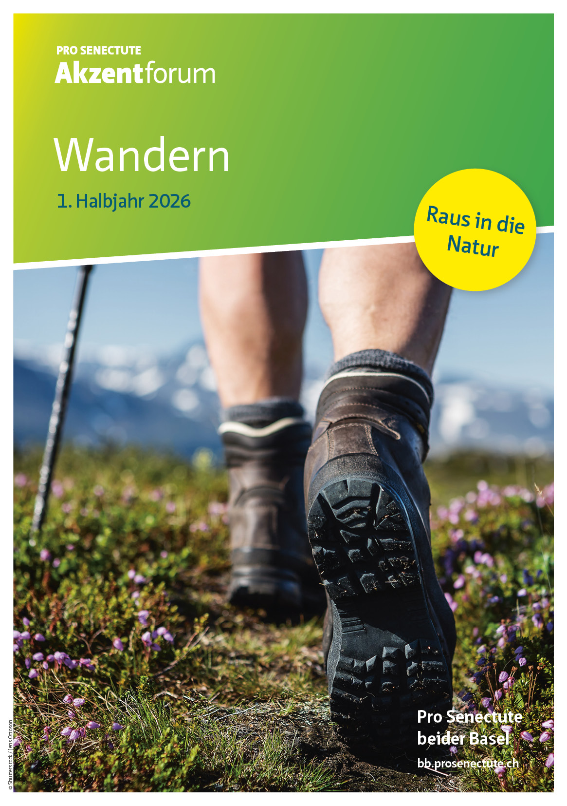 Titelblatt Wanderprogramm Januar bis Juni 2026