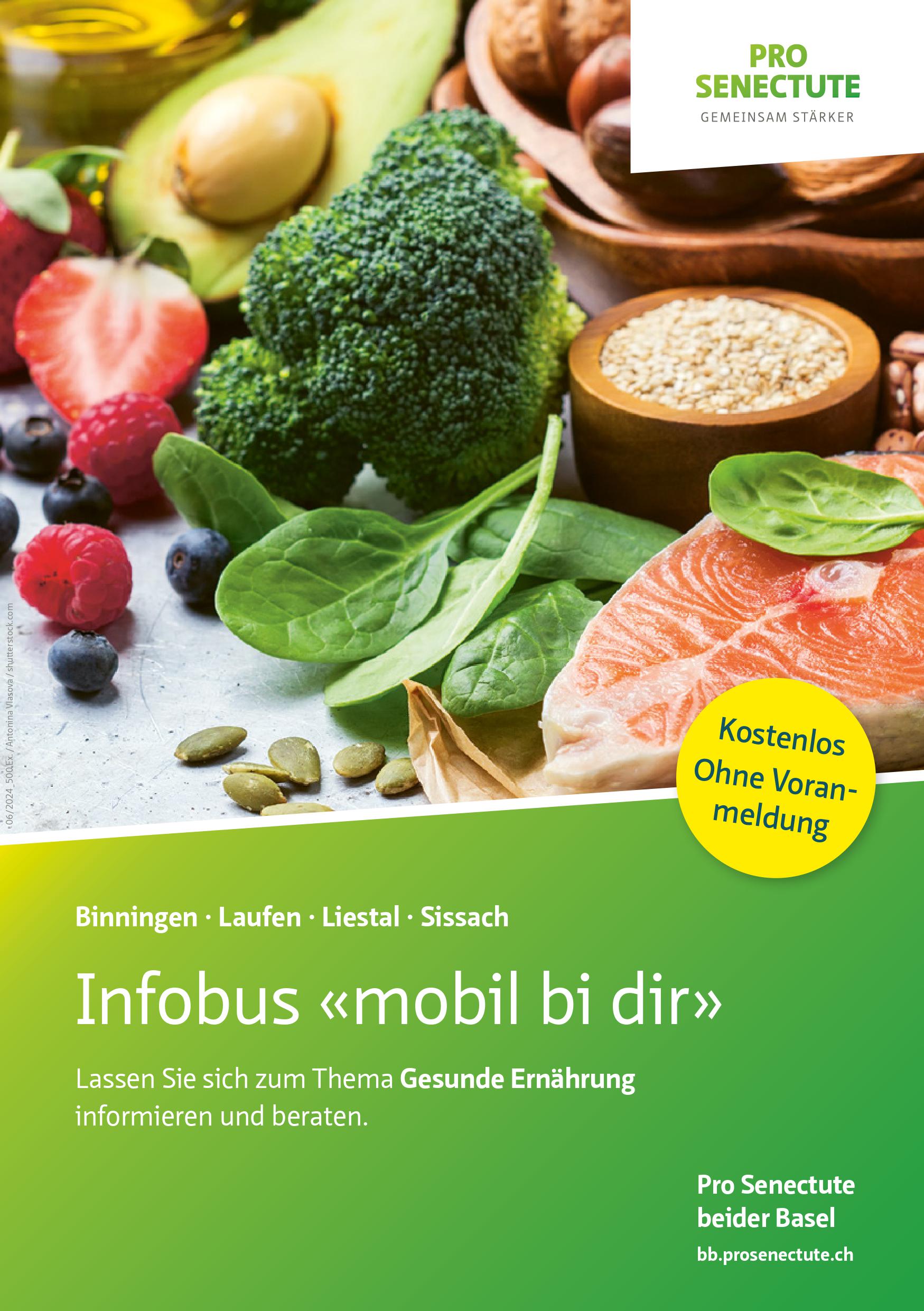 Titelseite Flyer Gesunde Ernährung