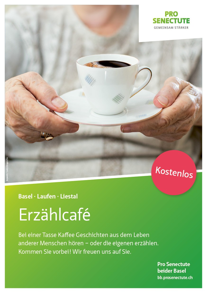 Flyer Erzählcafé