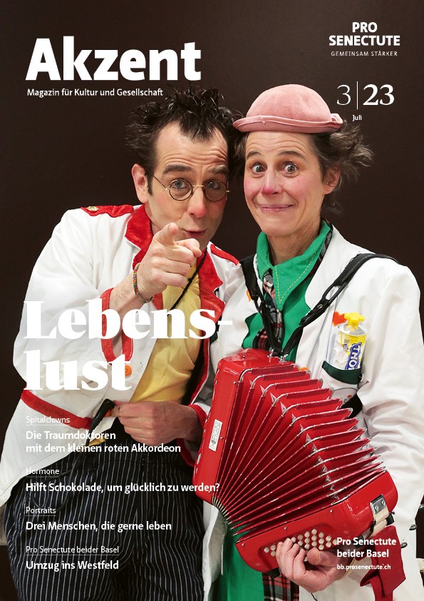 Titelblatt Akzent Magazin Nr. 3 2023 Juli «Lebenslust»