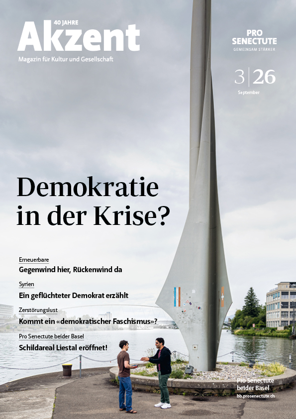 Titelblatt Akzent Magazin September 2026 «Demokratie»