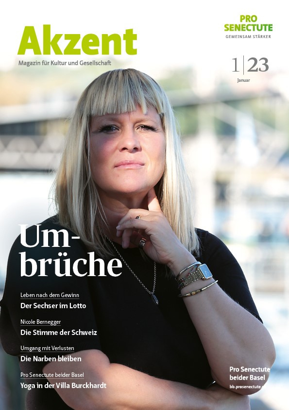 Titelblatt Akzent Magazin Nr. 1 2023 Januar «Umbrüche»