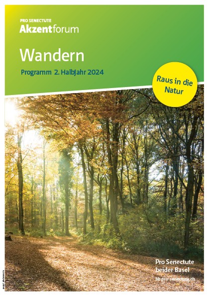 Titelblatt Wanderprogramm Juli bis Dezember 2024