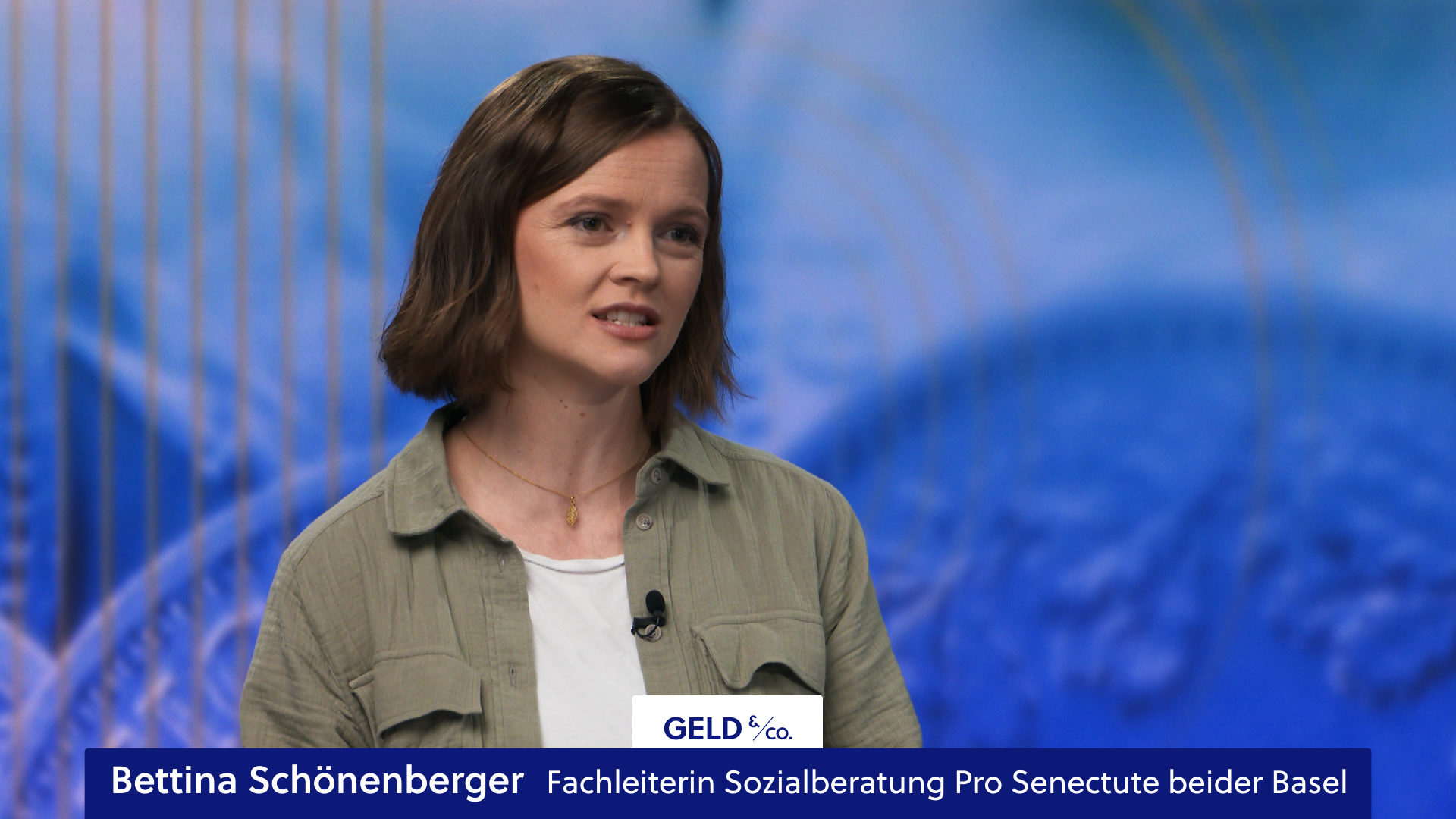 Bettina Schönenberger, Fachleiterin Beratung, beim Interview bei teleBasel Geld und Co.